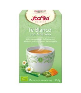 YOGI TEA TE BLANCO con aloe vera 17infusiones