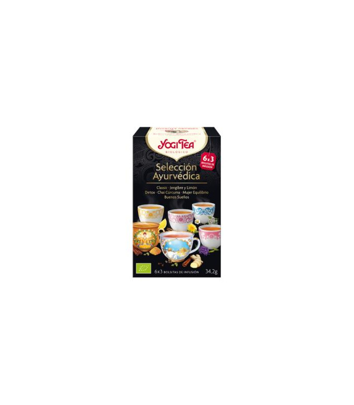 YOGI TEA SELECCION 6sabores x 3bolsas de infusion
