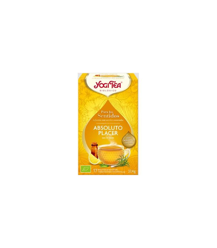 YOGI TEA ABSOLUTO PLACER para los sentidos 17inf