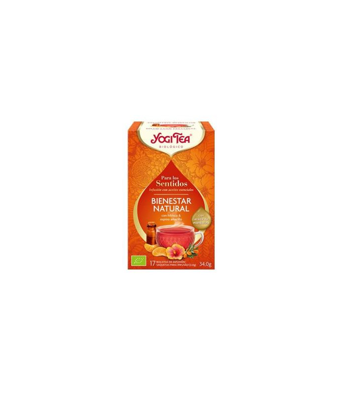 YOGI TEA BIENESTAR NATURA para los sentidos 17inf