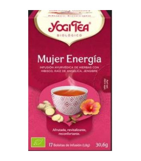 YOGI TEA MUJER ENERGIA 17infusiones. BIO