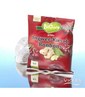 CARAMELOS DE JENGIBRE Y CEREZA 75gr. BIO