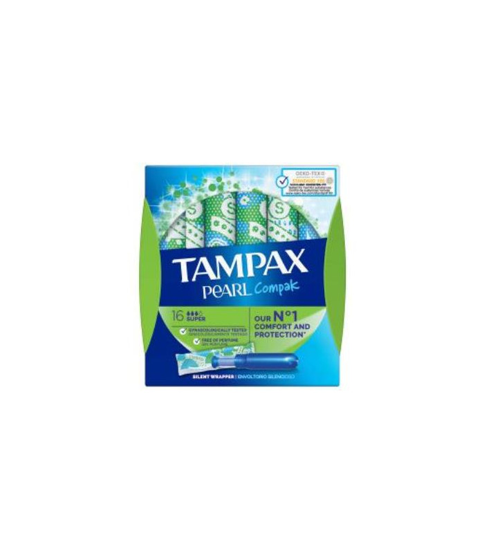TAMPAX COMPAK PEARL super 16ud.