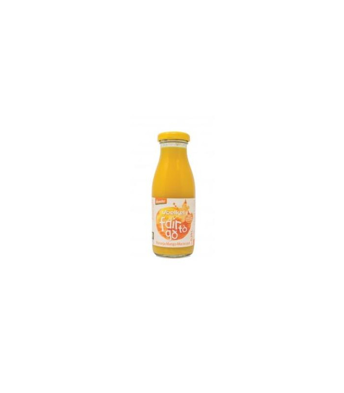 ZUMO DE NARANJA MANGO Y FRUTAS PASION 250ml. BIO