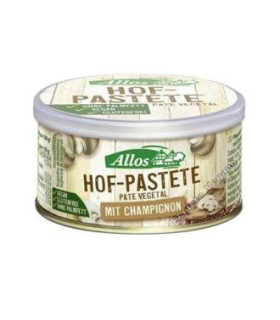 PATE VEGETAL con champiñones 125gr. BIO VEGAN