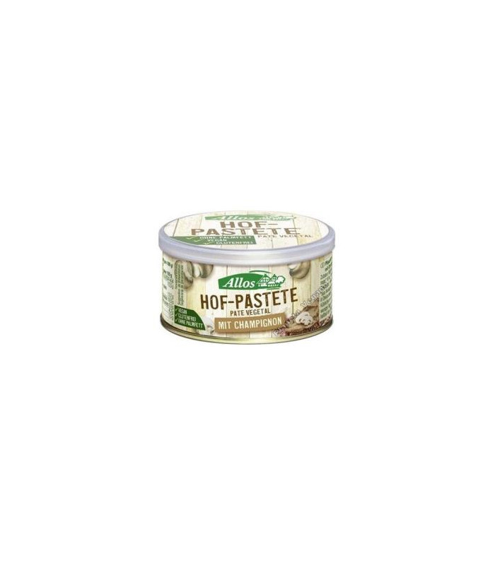PATE VEGETAL con champiñones 125gr. BIO VEGAN
