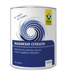 CITRATO DE MAGNESIO polvo 200gr. SG VEGAN