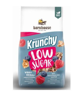 MUESLI KRUNCHY LOW SUGAR frutos rojos 375 gr BIO