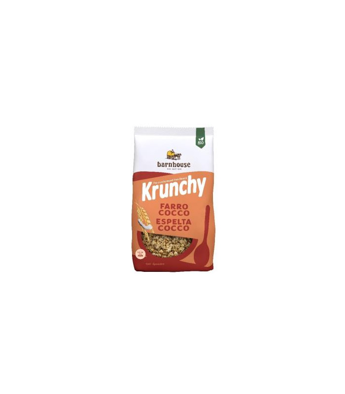 MUESLI KRUNCHY TRIGO ESPELTA COCO  600 gr BIO