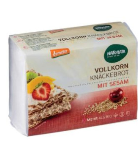 PAN CRUJIENTE DE CENTENO-SESAMO 250 gr  DEMETER