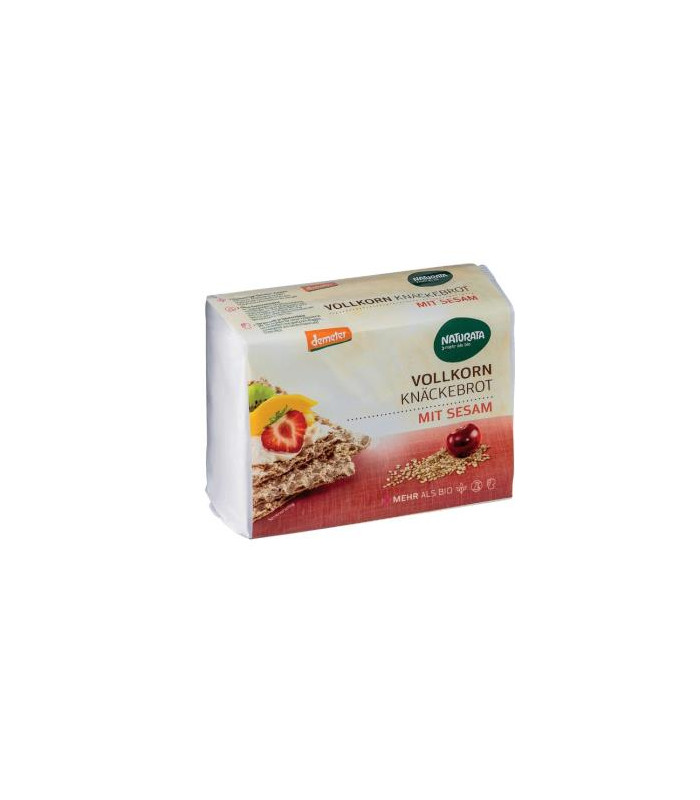 PAN CRUJIENTE DE CENTENO-SESAMO 250 gr  DEMETER