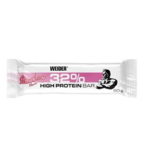 WEIDER PROTEIN 32% barrita fresa 12ud.