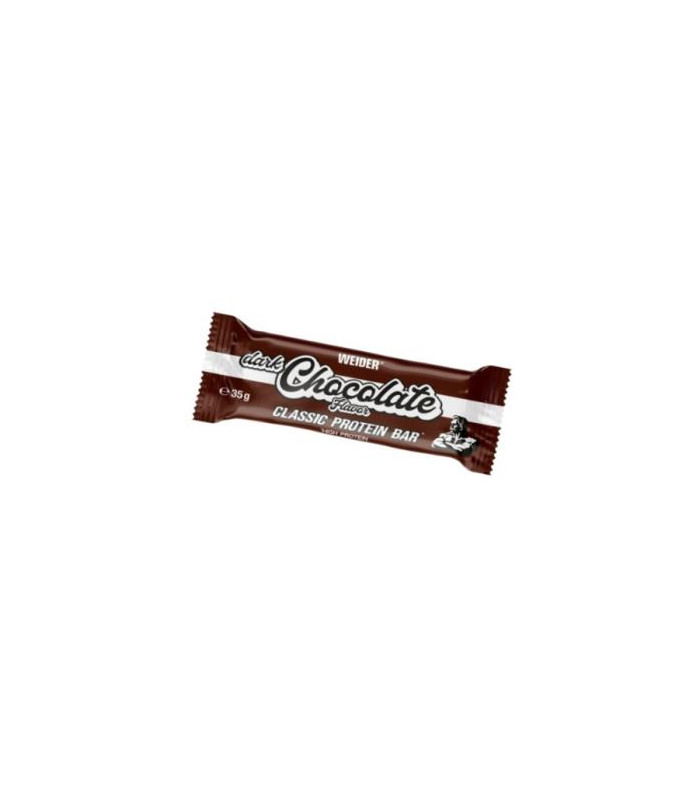 WEIDER BAR chocolate negro-platano 24uds.