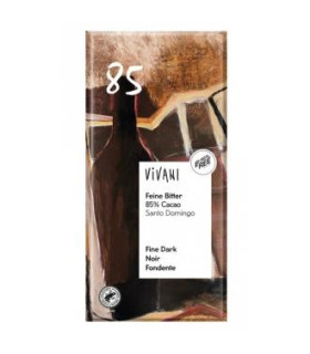 CHOCOLATE NEGRO 85% SANTO DOMINGO 100gr. BIO VEGAN