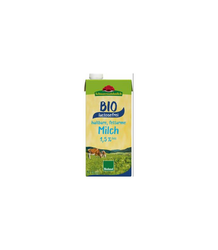 LECHE DE VACA semidesnatada 1,5% 1lt BIO S/LACTOSA