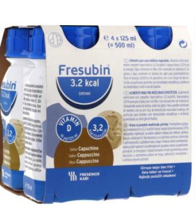 FRESUBIN 3,2 KAL DRINK capuchino 4 X 125ml