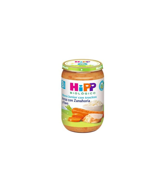 POTITO ARROZ CON ZANAHORIA Y PAVO 220gr 8meses BIO