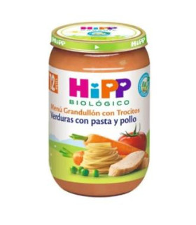 POTITO VERDURAS con pasta y pollo 220gr. BIO