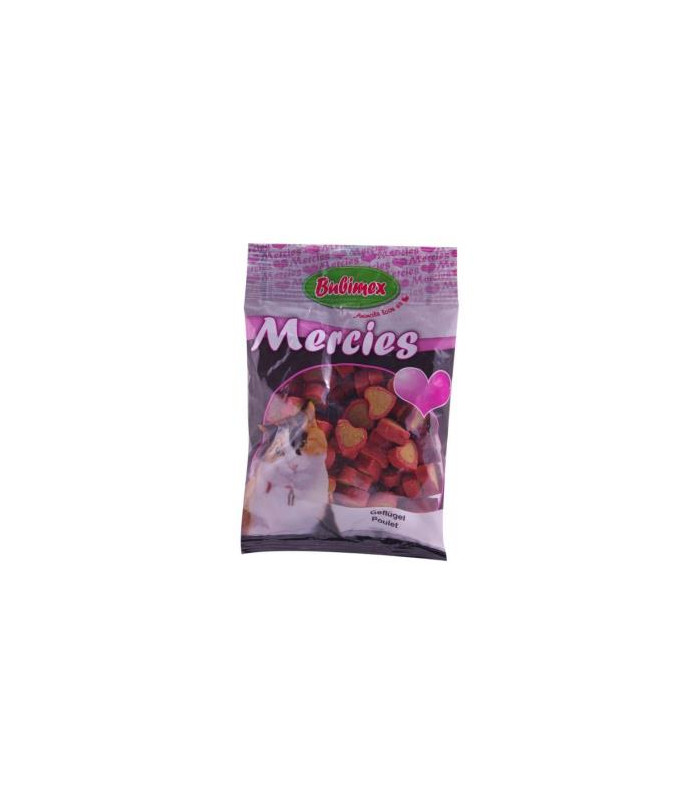 SNACK MASCOTAS CAT MERCIES DE POLLO 100G VET