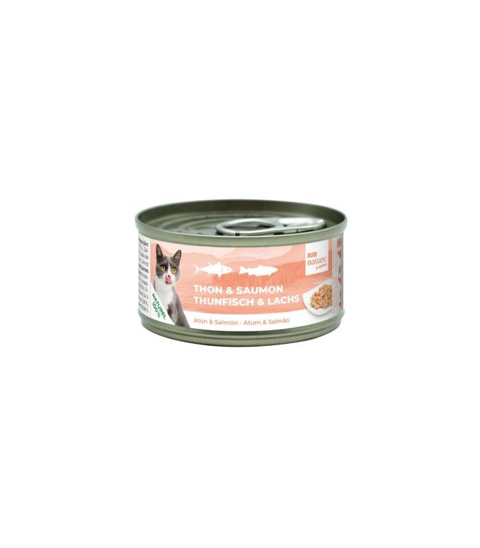 SNACK MASCOTAS BUBI NATURE CAT ATUN & SALMON  70GR VET