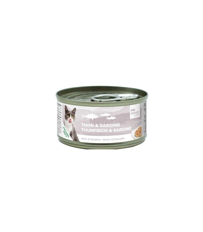 SNACK MASCOTAS BUBI NATURE CAT ATUN & SARDINA  70GR VET