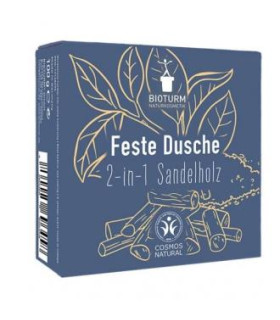 CHAMPU-GEL SOLIDO SANDALO 2 en 1 100gr. VEGAN