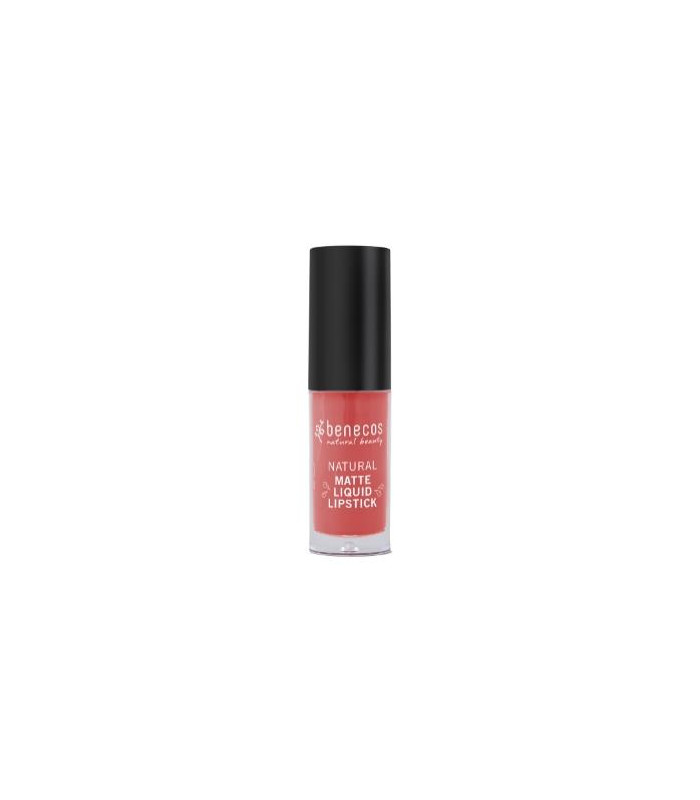 BARRA DE LABIOS mate liquida coral kiss 5ml VEGANO