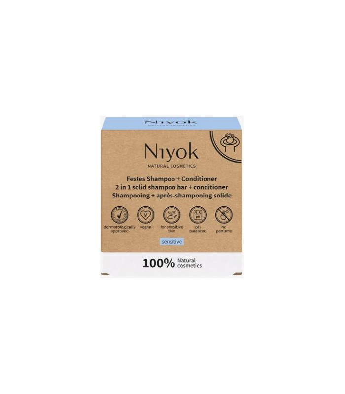 CHAMPU + ACONDICIONADOR SOLIDO sensible 80 gr