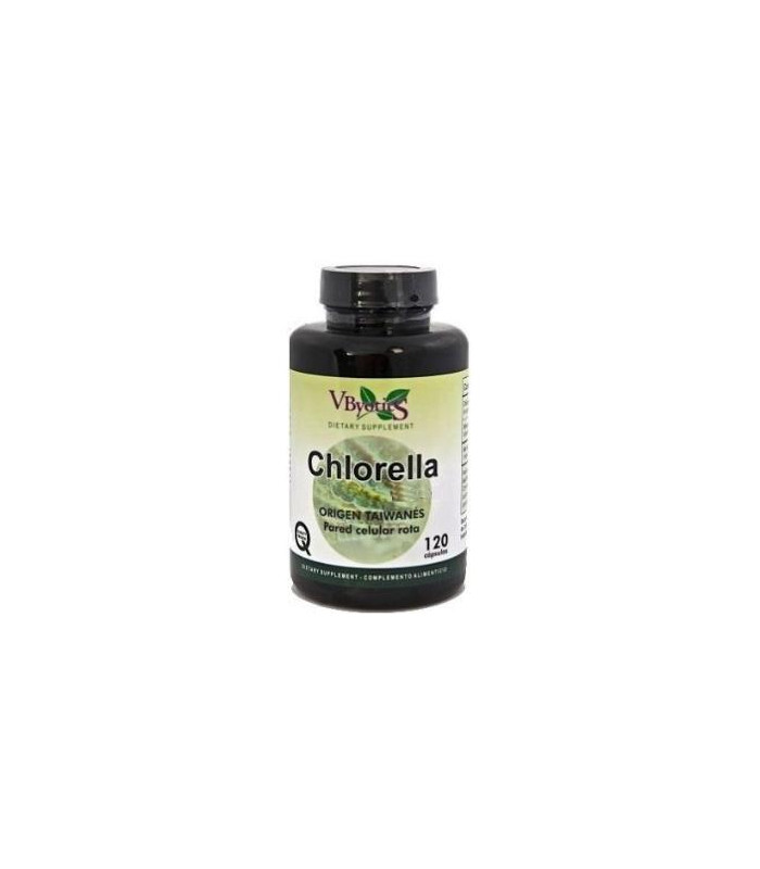 CHLORELLA pared celular rota 120cap.