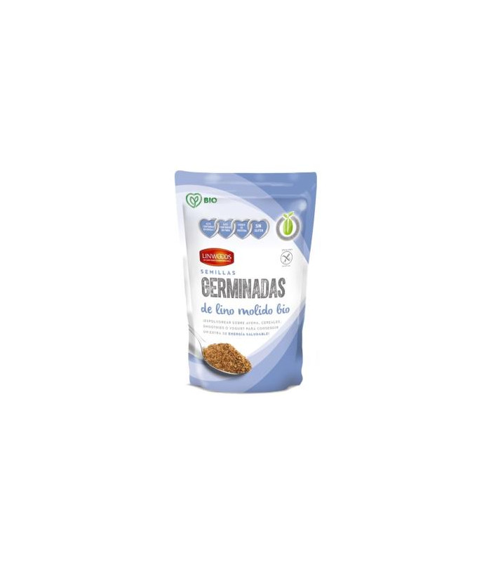 SEMILLAS DE LINO germinadas molidas 200gr. BIO
