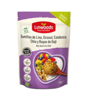 SEMILLAS LINO calabaza girasol chia goji 200g