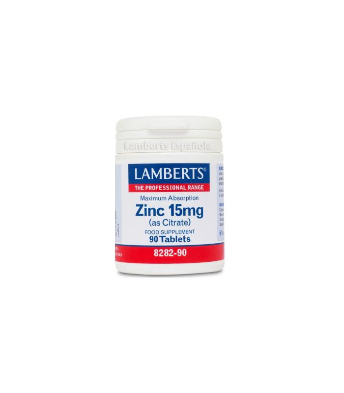 ZINC (Como Citrato) 15 mg. 90comp.