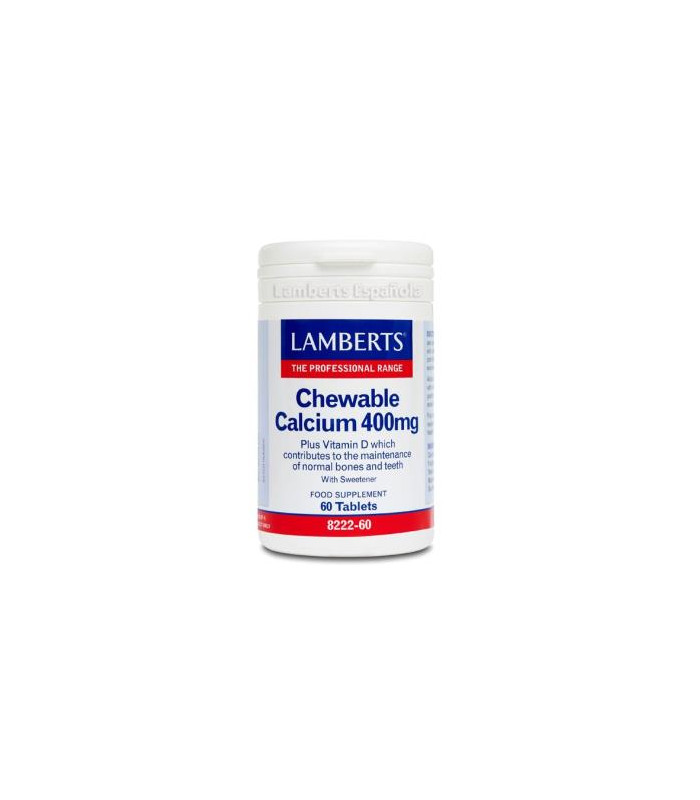 CALCIO masticable 400mg. 60comp.