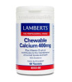 CALCIO masticable 400mg. 60comp.