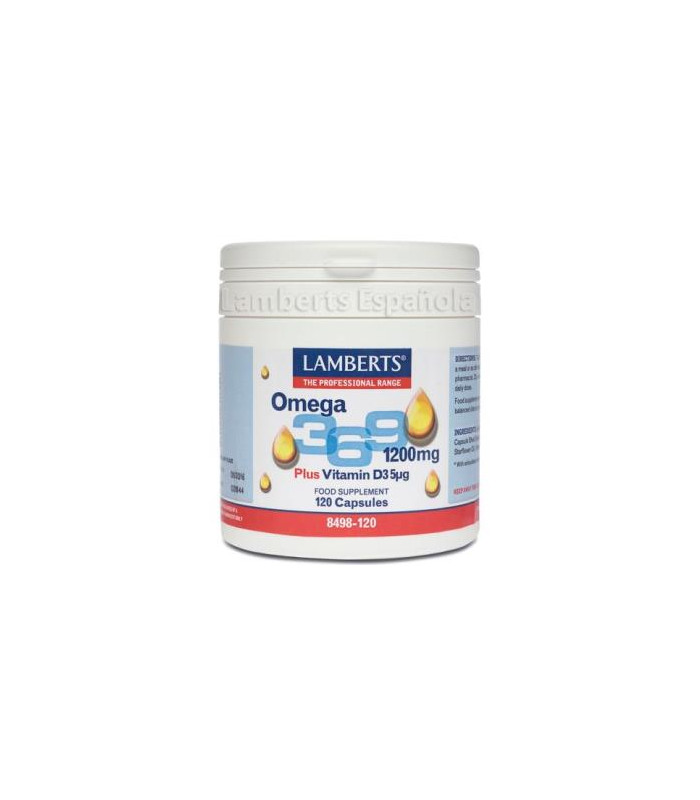 OMEGA 3-6-9 mas VITAMINA D3 120cap.