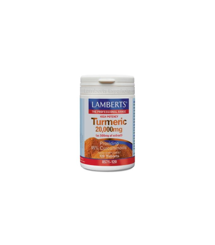 CURCUMA 20.000mg. (95% de curcumina) 120comp.