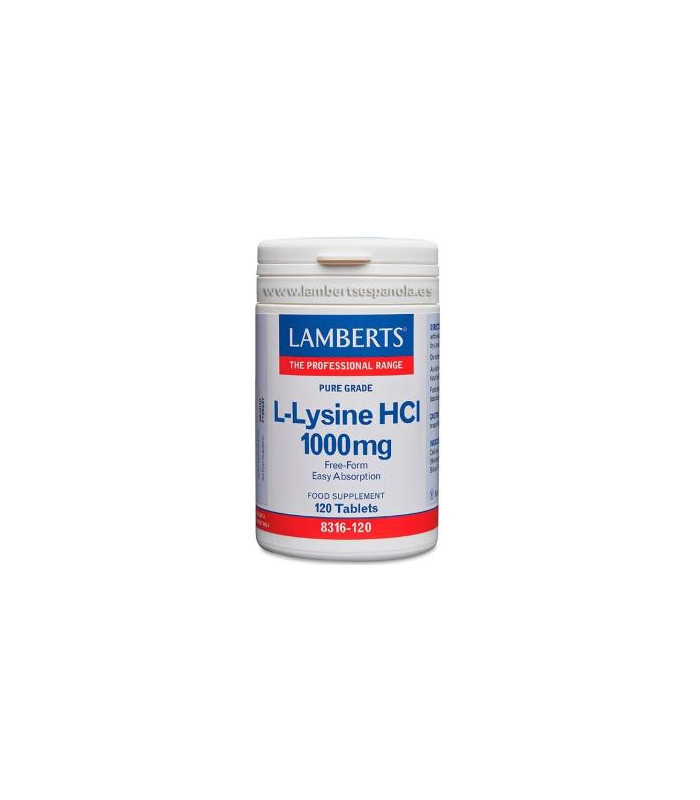 L-LISINA HCl 1000mg. 120comp.