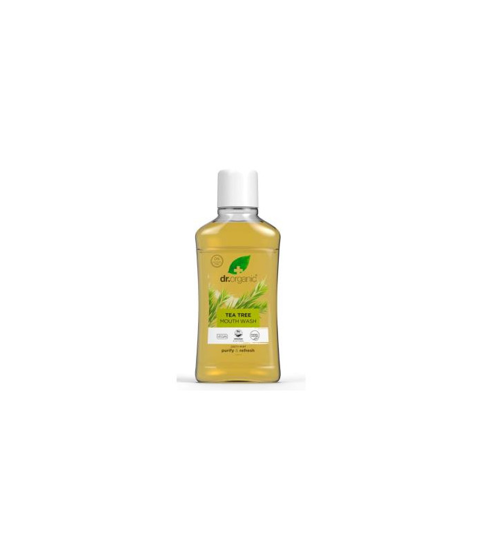 ENJUAGUE BUCAL arbol del te organico 500ml.