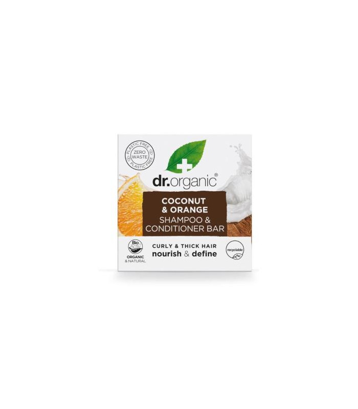 CHAMPU-ACONDICIONADOR SOLIDO coco-naranja 75 gr