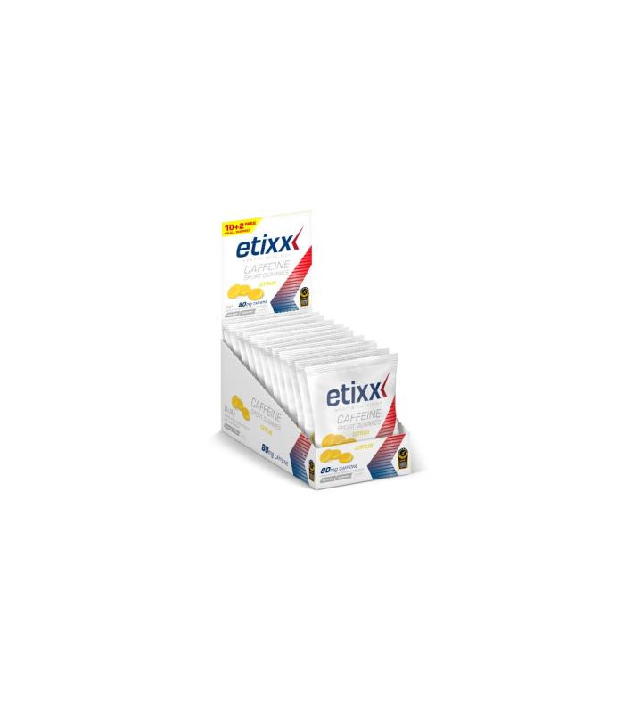 ETIXX SPORT GUMMIES CAFEINA citrus 12uds.
