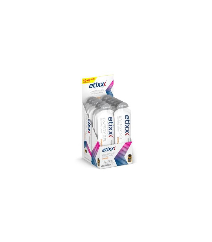 ETIXX ISOTONIC ENERGY gel sabor naranja 12ud.