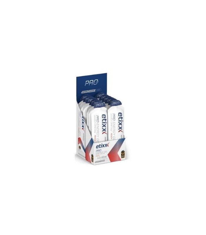 ETIXX DOUBLE CARB ENERGY melocoton gel 12udx60ml.