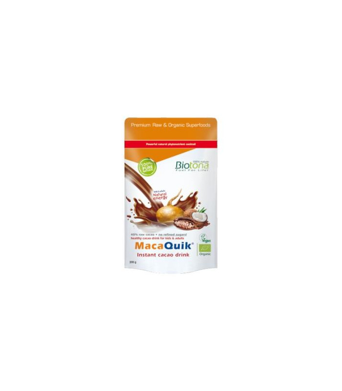 MACAQUIK instant cacao drink 200gr. BIO