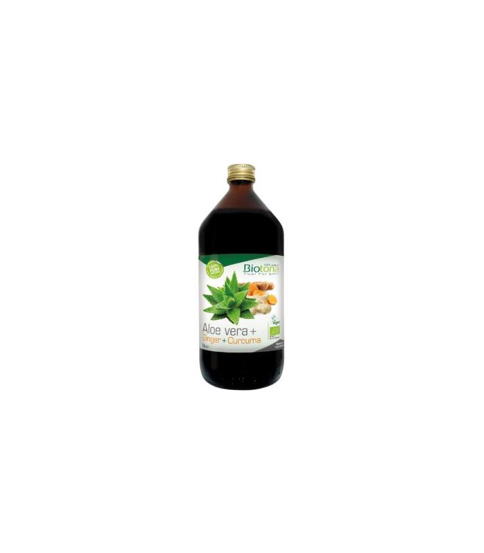 JUGO DE ALOE + JENGIBRE + CURCUMA 1L. BIO
