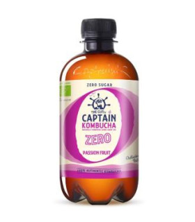 KOMBUCHA ZERO FRUTAS DE LA PASION 400ml. BIO