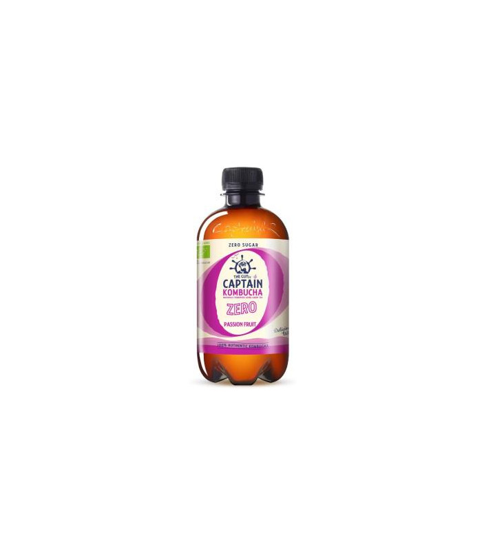 KOMBUCHA ZERO FRUTAS DE LA PASION 400ml. BIO