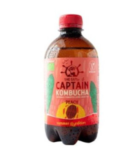 KOMBUCHA MELOCOTON 400ml. BIO