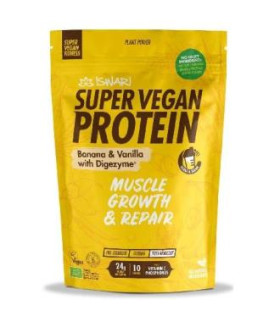 SUPER VEGAN PROTEIN FITNESS platano-vainilla 350gr
