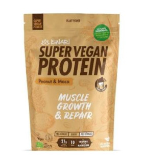 SUPER VEGAN PROTEIN FITNESS cacahuete-maca 350gr