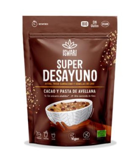 SUPER DESAYUNO cacao y avellanas 360gr. BIO SG VEG